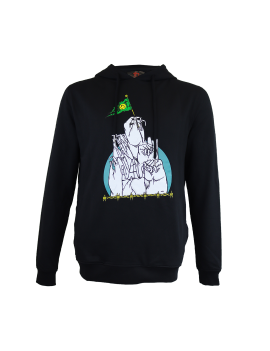 Sweatshirt com bolsos laterais e capuz "RIOT" by Gonçalo Mar